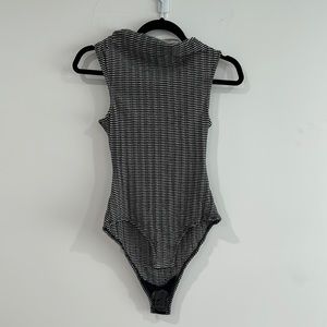 Anthropologie leotard high neck